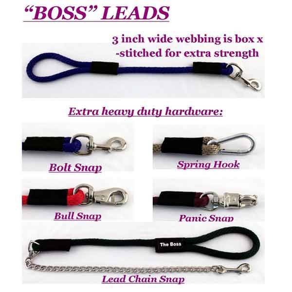 Custom Hardware Snap Leashes