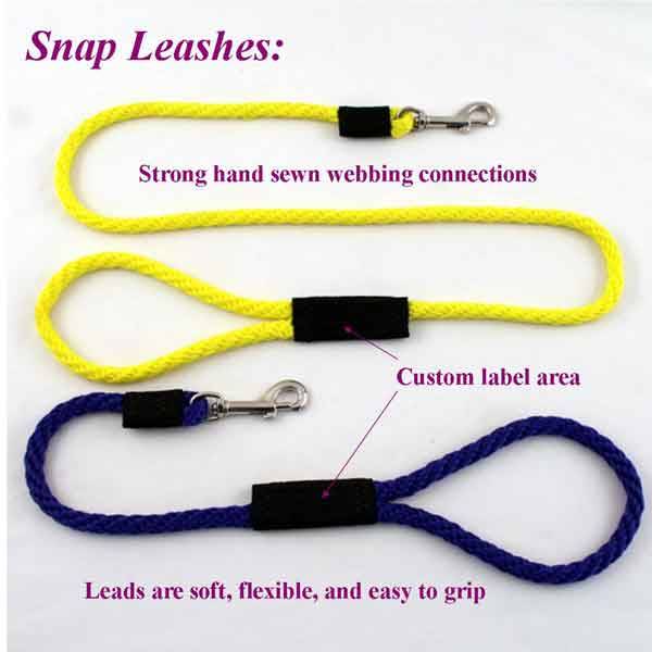 Snap Leashes for Hunting Dogs