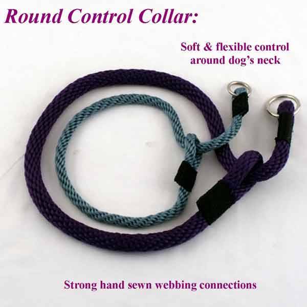 1/2" Flat Weave Dog Slip Collars (Polypropylene)